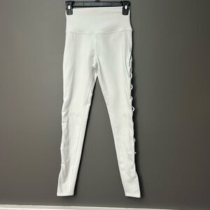 Alo Yoga Lace Up Leggings - Size XS - White